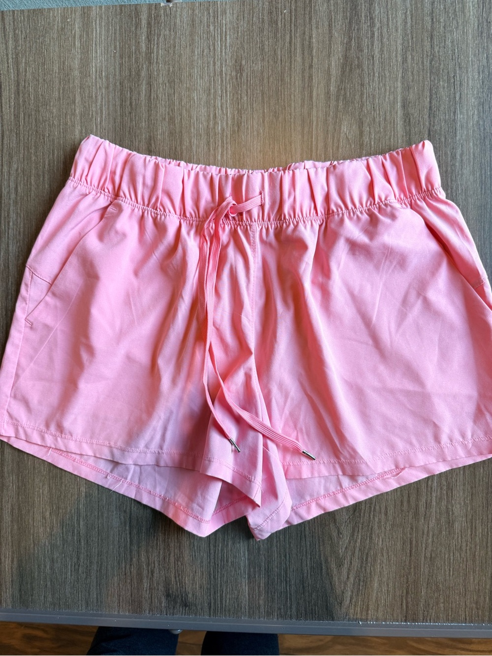 Danskin Pink Elastic Drawstring Athletic Shorts